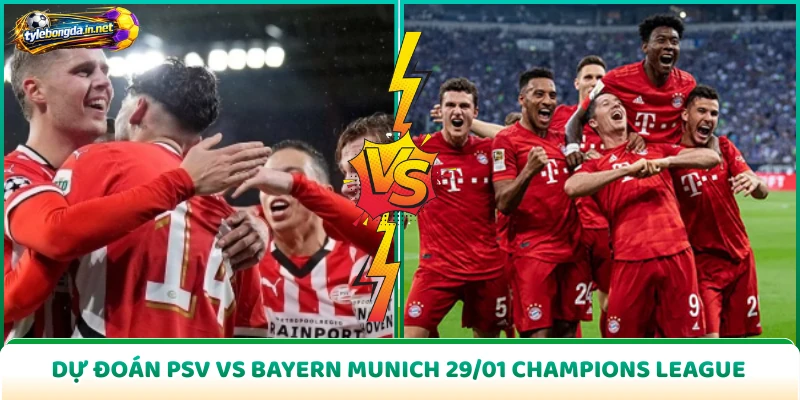 Dự Đoán PSV Vs Bayern Munich 29/01 Champions League