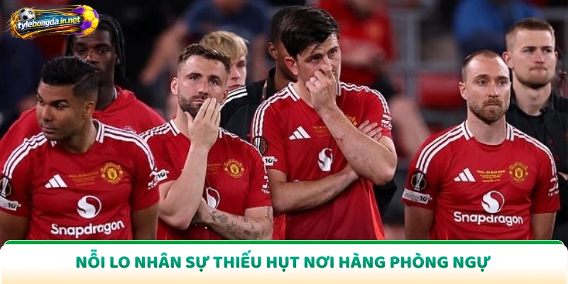 Nỗi lo nhân sự thiếu hụt nơi hàng phòng ngự